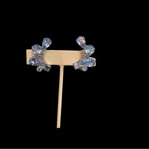 WEISS BLUE CLIP EARRINGS